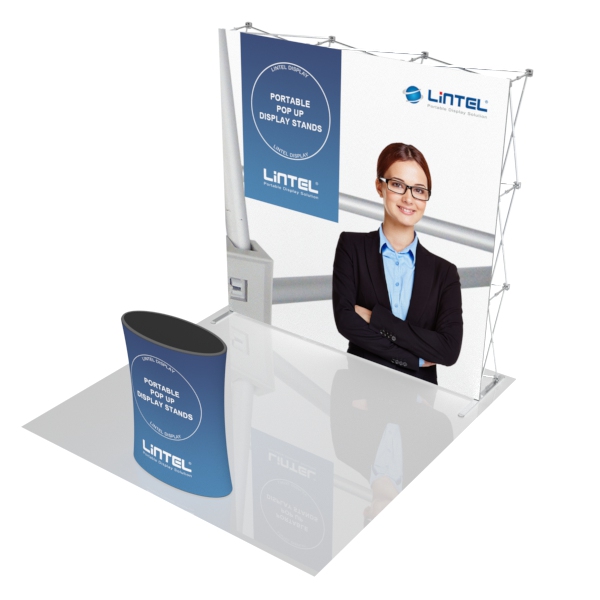 Elevate Your Brand with High-Quality Portable Pop Up Display Stands