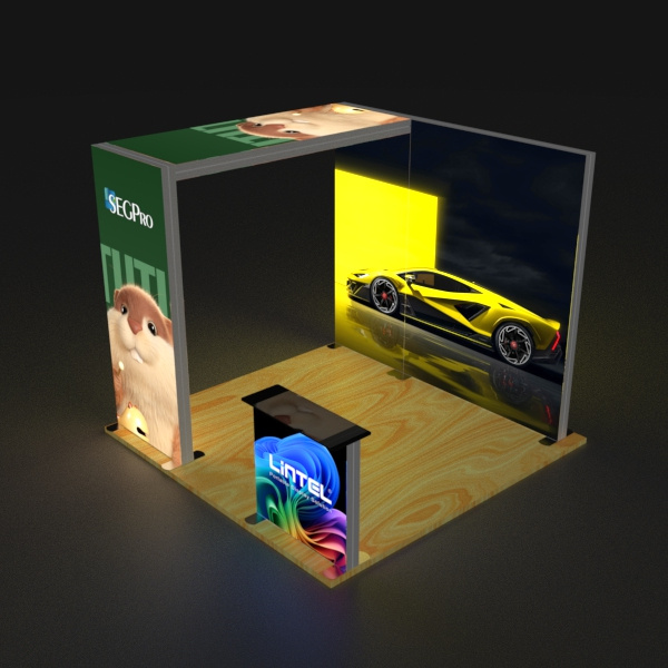 Enhance Your Brand with a Customized Booth Light Box Display