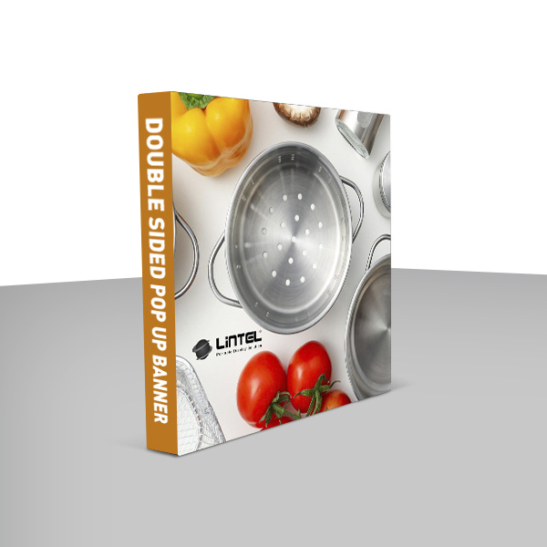 Double-Sided Pop-Up Banners for Marketing and Promotion