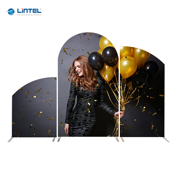 Elevate Your Brand with Customized Half Arch Backdrops for Trade Shows