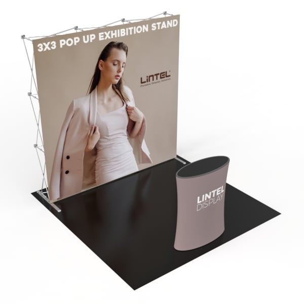 Elevate your brand and drive sales with our attention-grabbing exhibit trade show booth designs