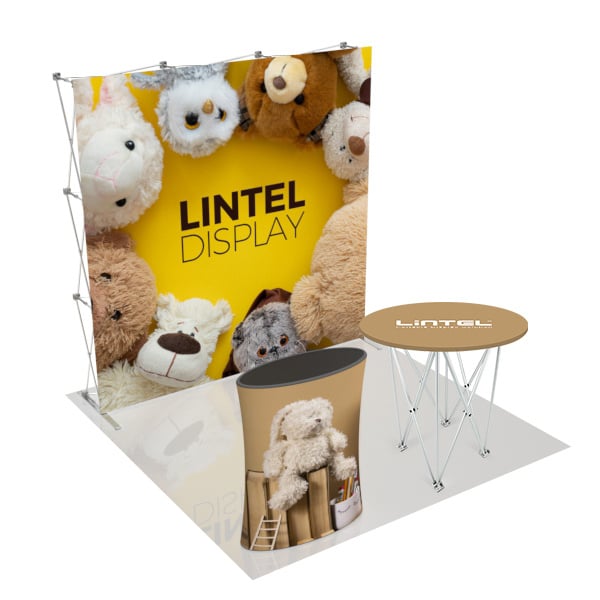 Transform your booth with bespoke pop up displays