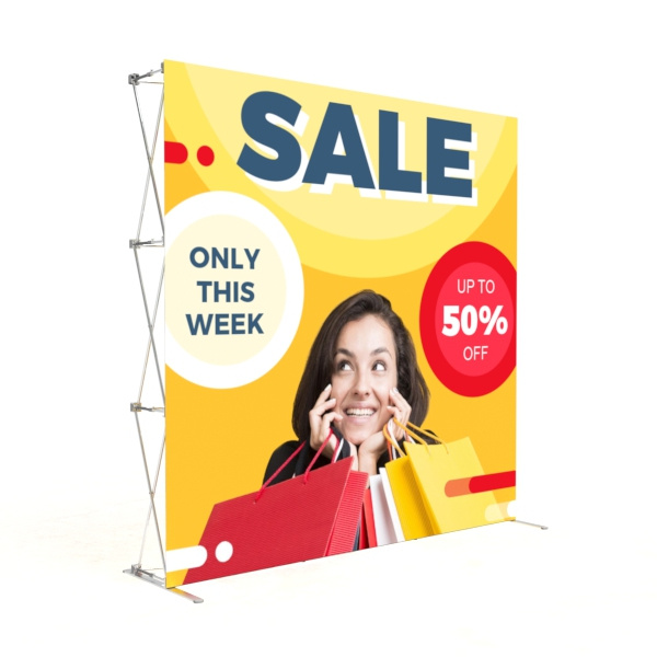 Stand out at trade shows, conferences, and retail spaces.