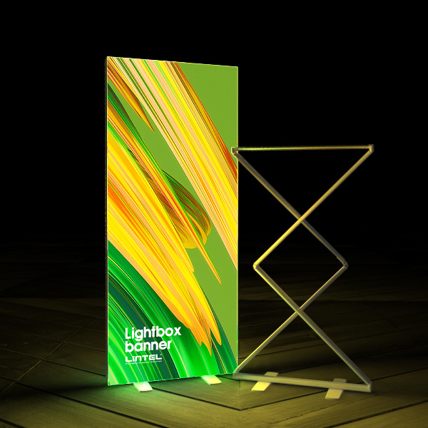 Mit einem anpassbaren Lightbox-Banner unterscheiden