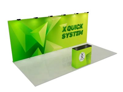 Was ist die RGB-Eck-Leuchtkasten-Ausstellungseinheit für Messen?