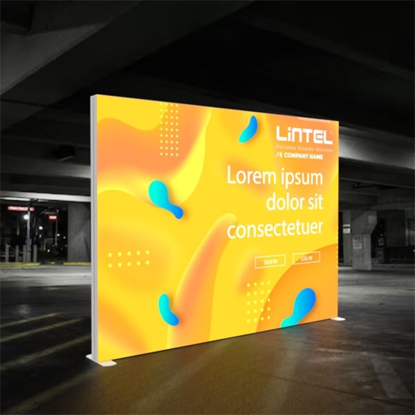 Make a powerful statement with a dynamic light box exhibi
