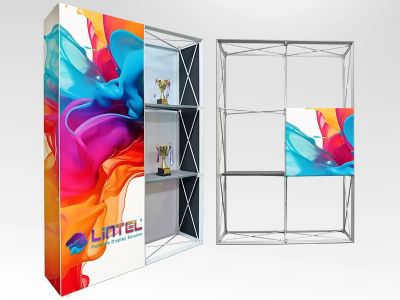 Make it Easy With New Modular Backlit SEG Booth Setup