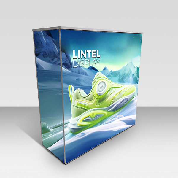 Sturdy and Lightweight Pop-Up Display Counter