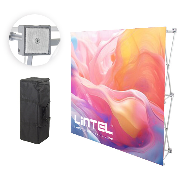 Eleve sua estratégia de marketing com um backdrops pop up 3x3 durável