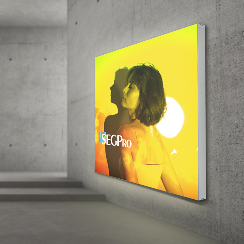 SEGPRO 60 mm osvijetljeni tkaninski zidni montažni light box