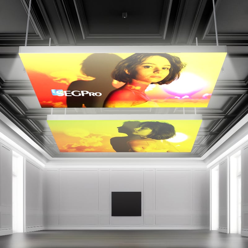 SEGPRO قماش معلق صندوق إضاءة