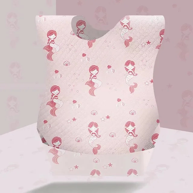 Disposable Baby Bibs for Feeding and Drooling Travel Bibs for Baby Toddler & Child Boys & Girls Absorbent and Leakproof supplier