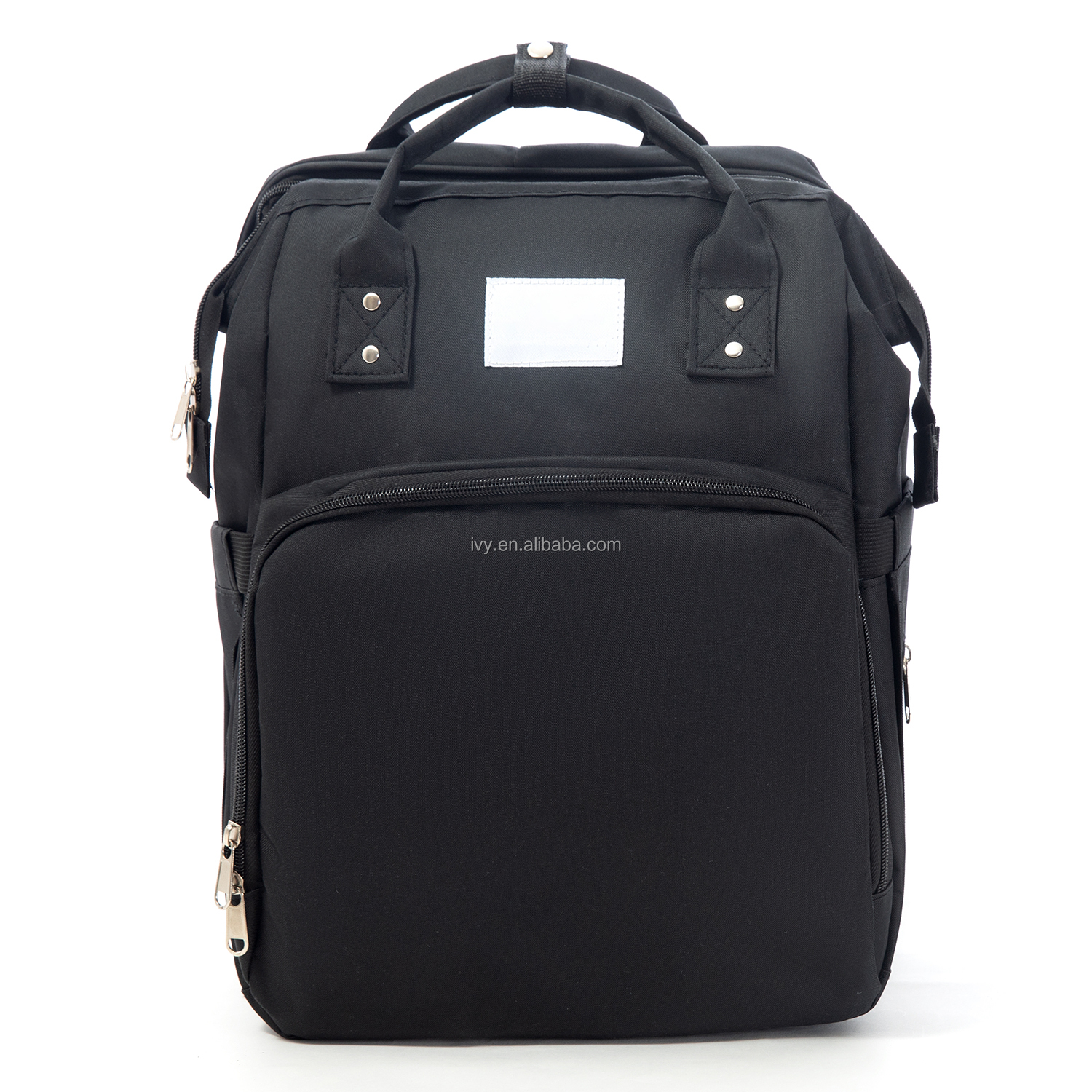 Fashion Waterproof Large Baby Backpack Diaper Bag Oxford With Stroller Straps and Changing Mat factory