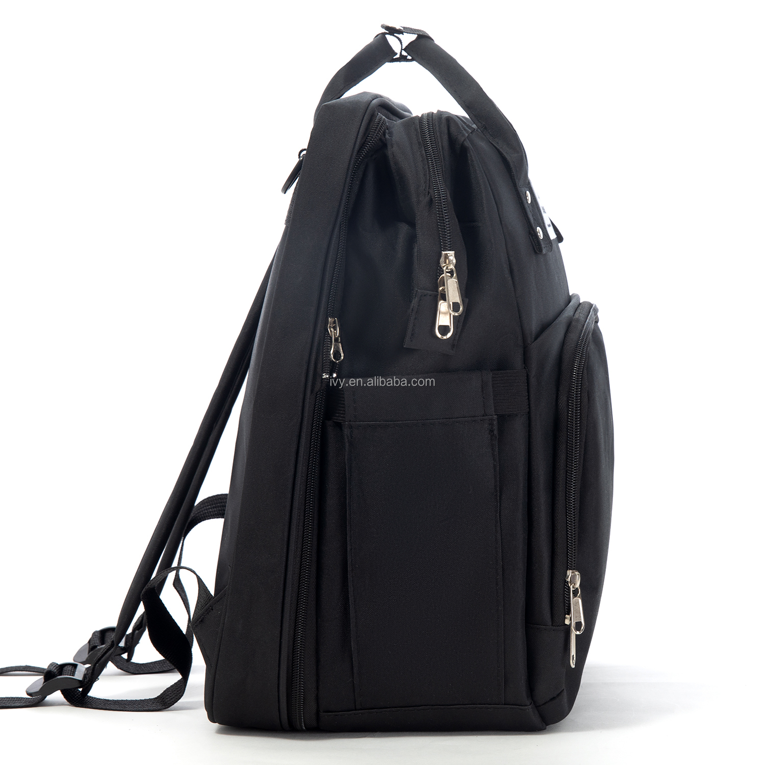 Fashion Waterproof Large Baby Backpack Diaper Bag Oxford With Stroller Straps and Changing Mat supplier