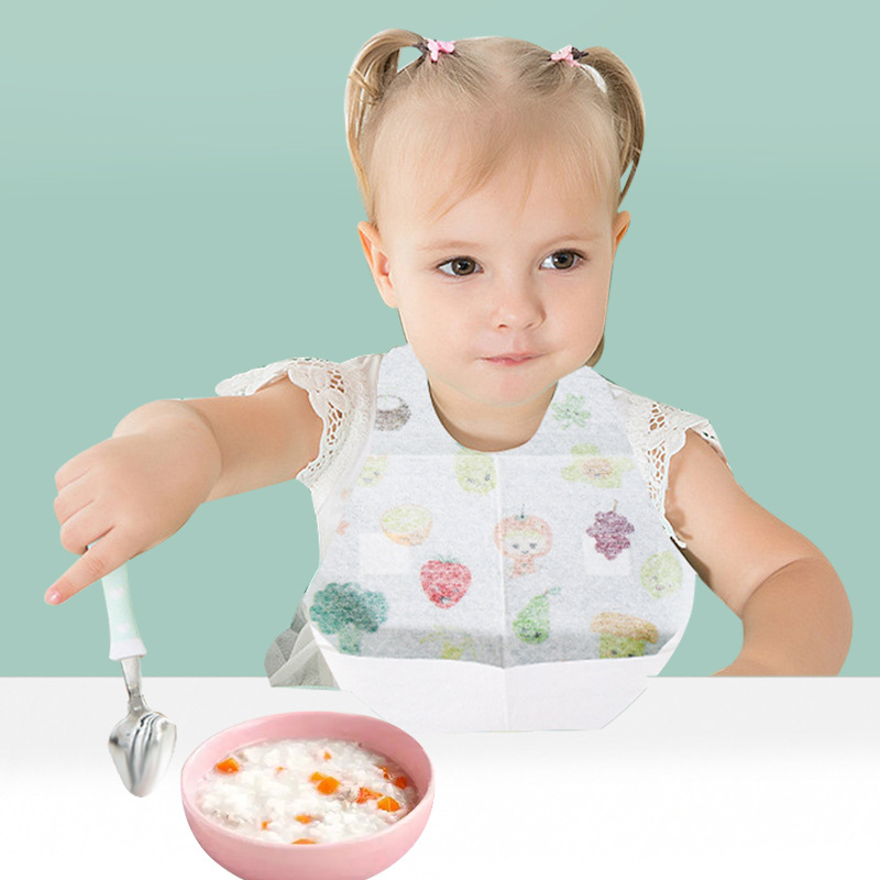 Disposable Baby Bibs for Feeding and Drooling Travel Bibs for Baby Toddler & Child Boys & Girls Absorbent and Leakproof details