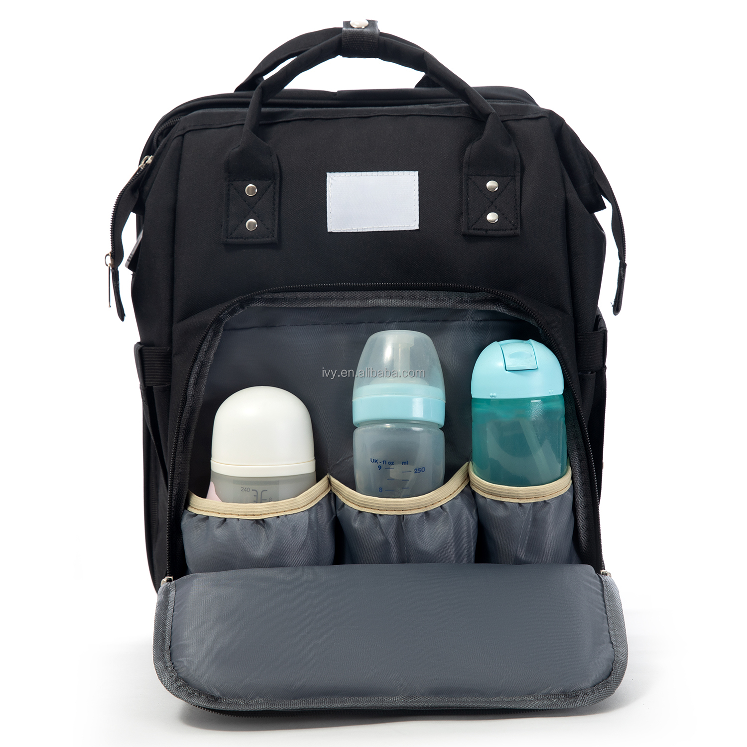 Fashion Waterproof Large Baby Backpack Diaper Bag Oxford With Stroller Straps and Changing Mat supplier