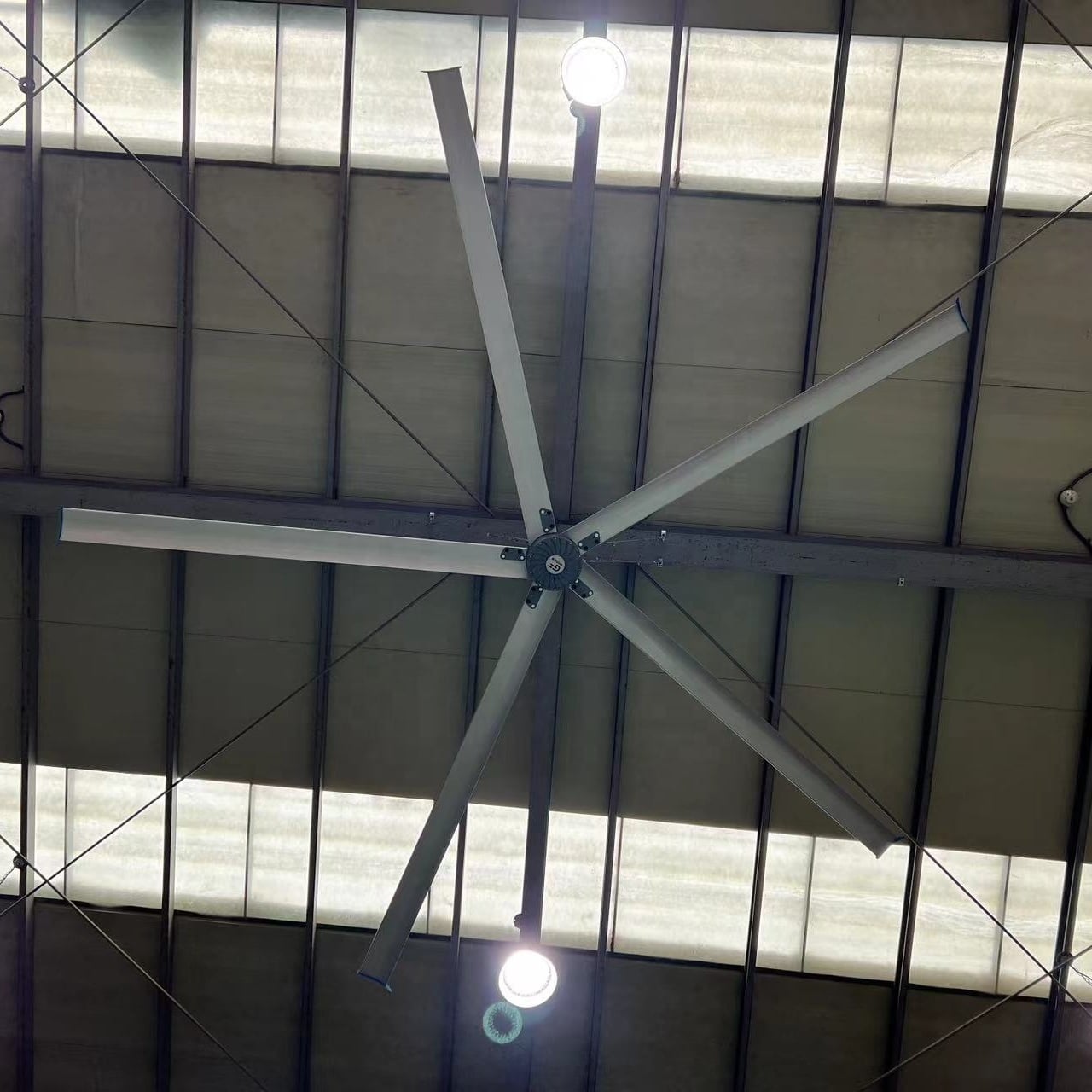 Church fan  24ft HVLS 7.3m Electric Large Industrial Ceiling Fans big Ventilation fan manufacture