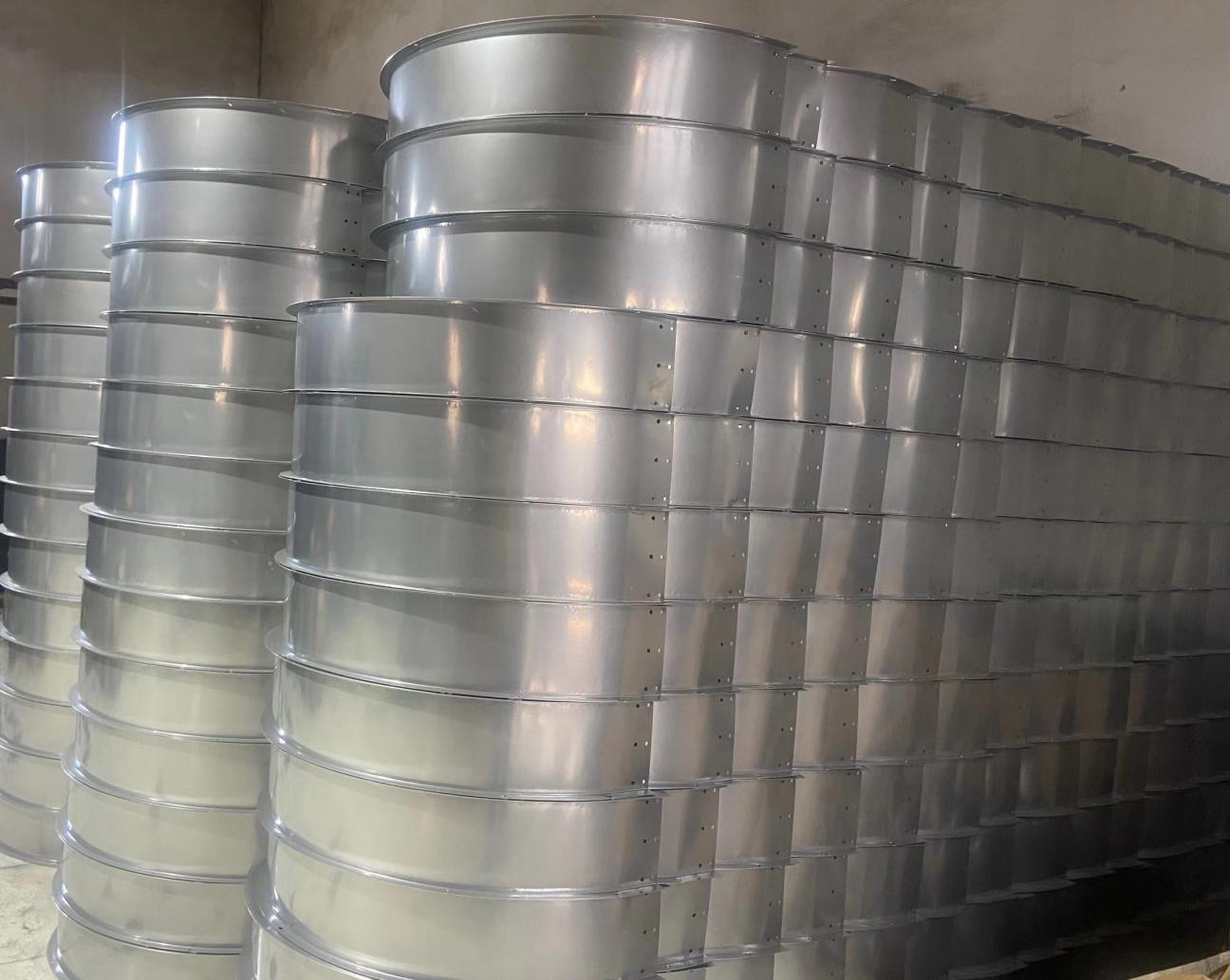 Galvanized sheet frame aluminum blades large air volume high speed 950mm round cowshed fan details