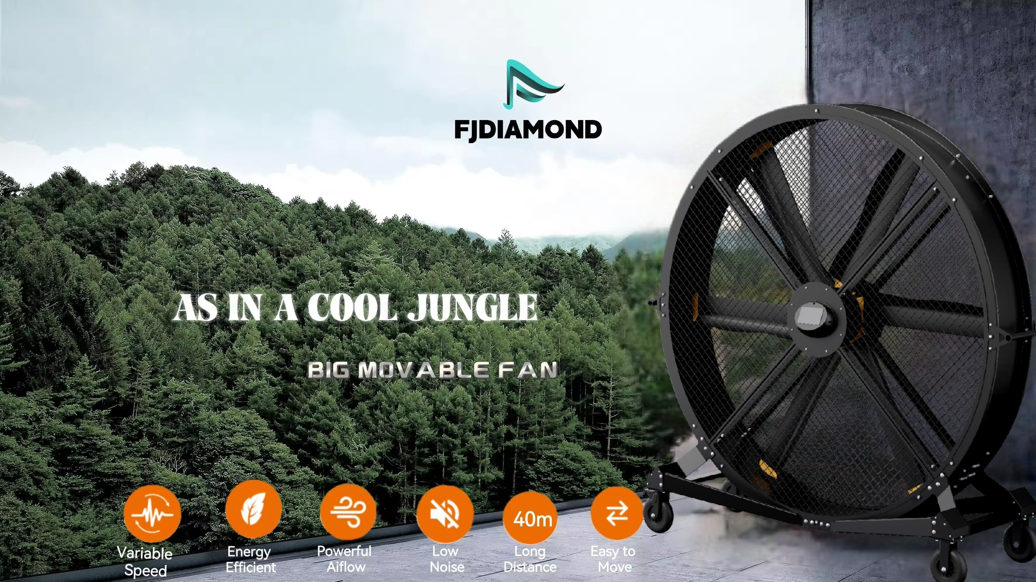 80-Inch Quiet Pedestal Fan 220V Waterproof Outdoor Fan with Free Standing Motor Hotels Restaurants Farms Manufacturing Plants manufacture