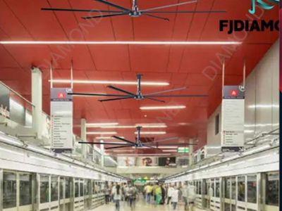 Tagann rialaithe minicíochta athraithe mar ghné caighdeánach le gach aonad fána ceiling HVLS