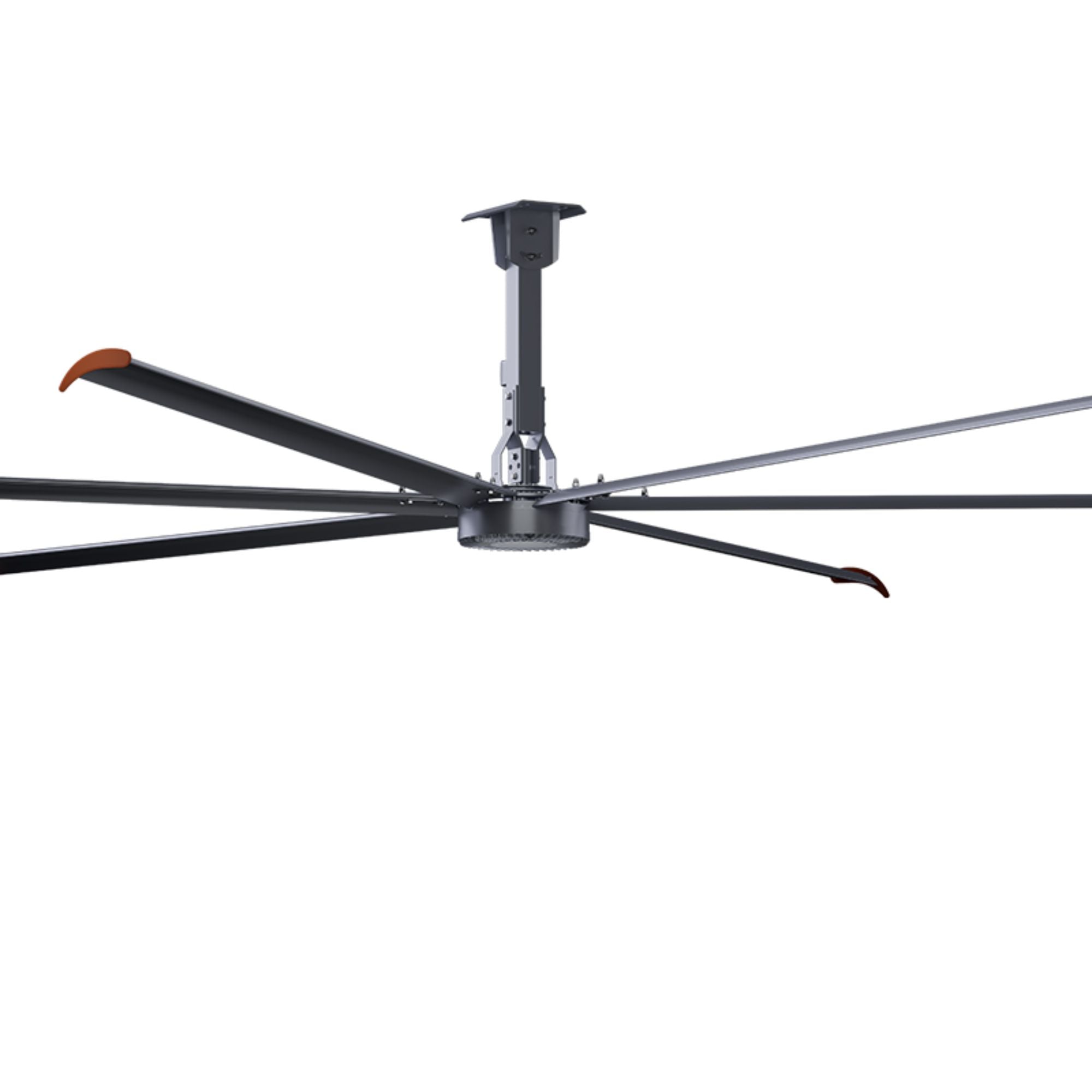 quạt HVLS lớn 24ft 7.3m Big Ass quạt điện công nghiệp nhà xưởng kiểu treo trần