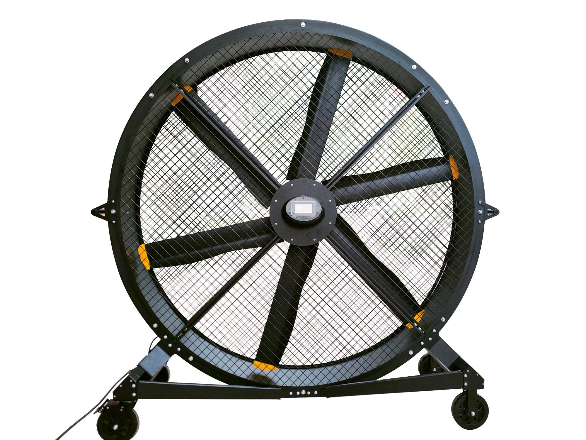 quạt đứng sàn 2000mm yên tĩnh 80-Inch dùng trong nhà máy sản xuất, nhà hàng với điện áp 220V/380V và chân đế bằng nhôm