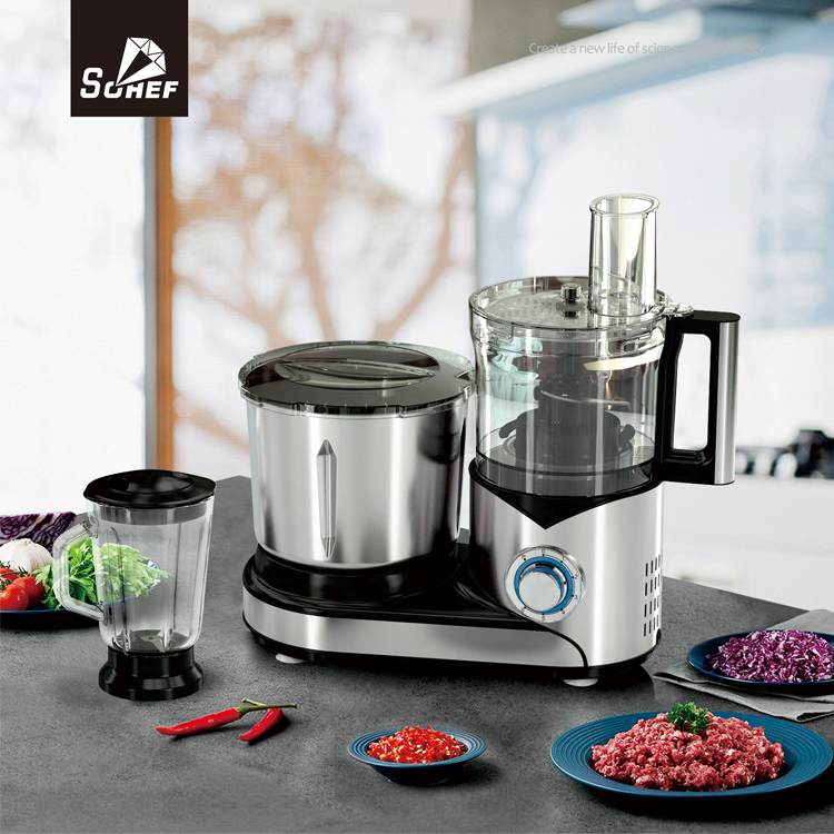 Blender Chopper Mixer  Citrus Juicer Grinder Dough Make rShredder Slicer Multifunctional Food Processor