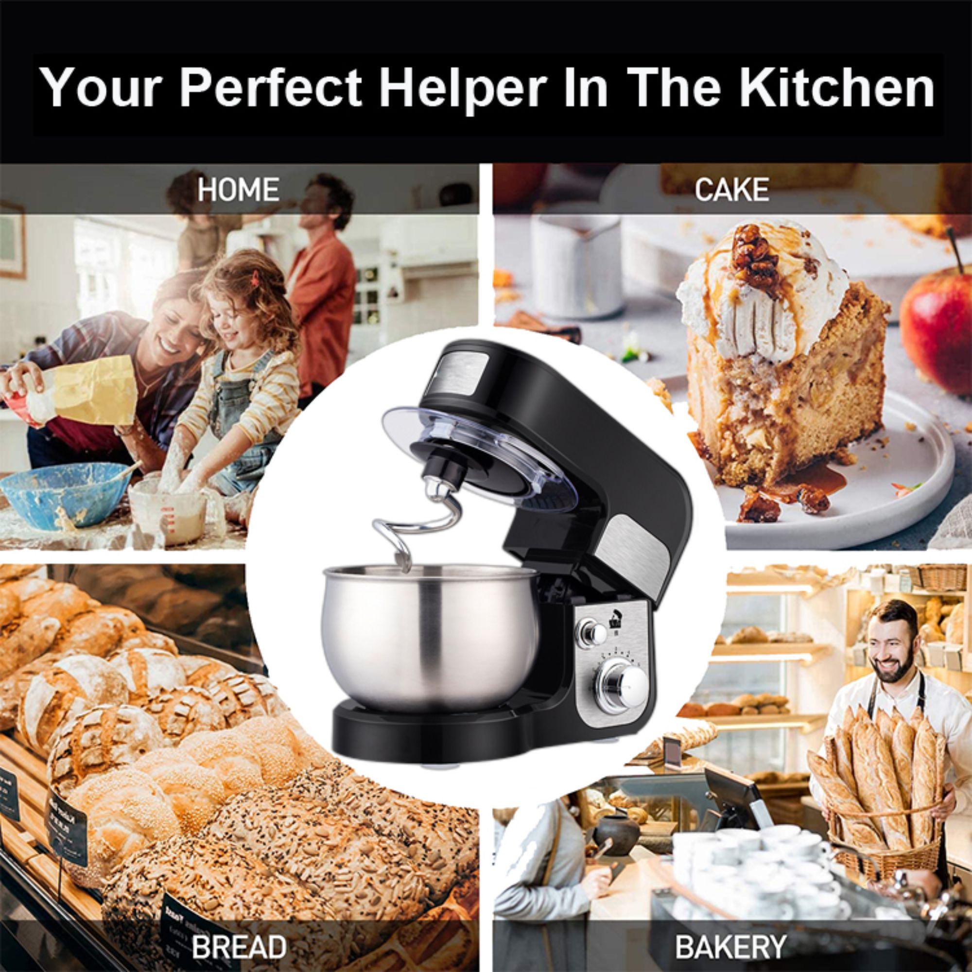Make meal prep a breeze with a reliable kitchen stand mixer