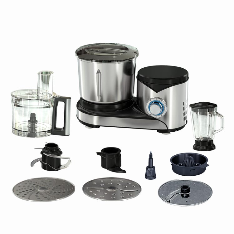 Save time and minimize kitchen messes with this simple-to-operate food processor for vegetables.