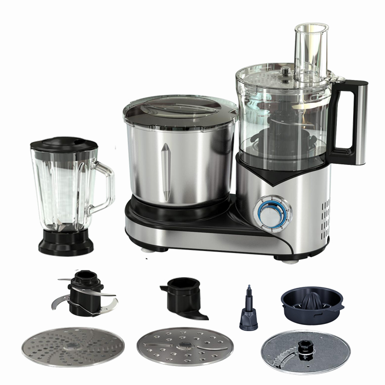 Effortlessly create gourmet dishes with a food processor and mixer