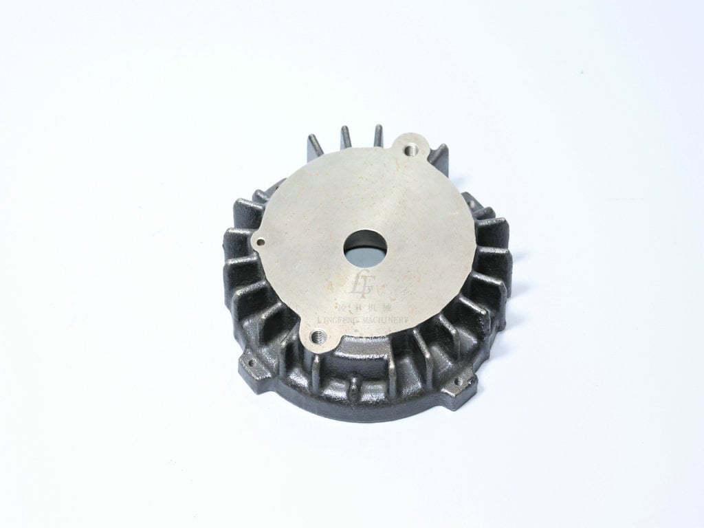gray cast iron foundry Customized OEM motor end cover Sand Casting grey iron casting cnc machining flange cover GG20 GG25 supplier