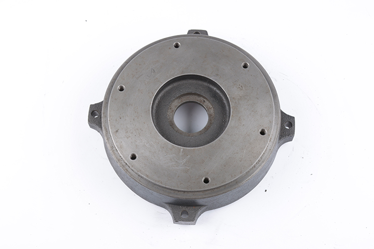 ISO9001 Certified Custom Flange Parts grey Iron Casting GG20 GG25 motor end cover cnc machining ductile cast iron details
