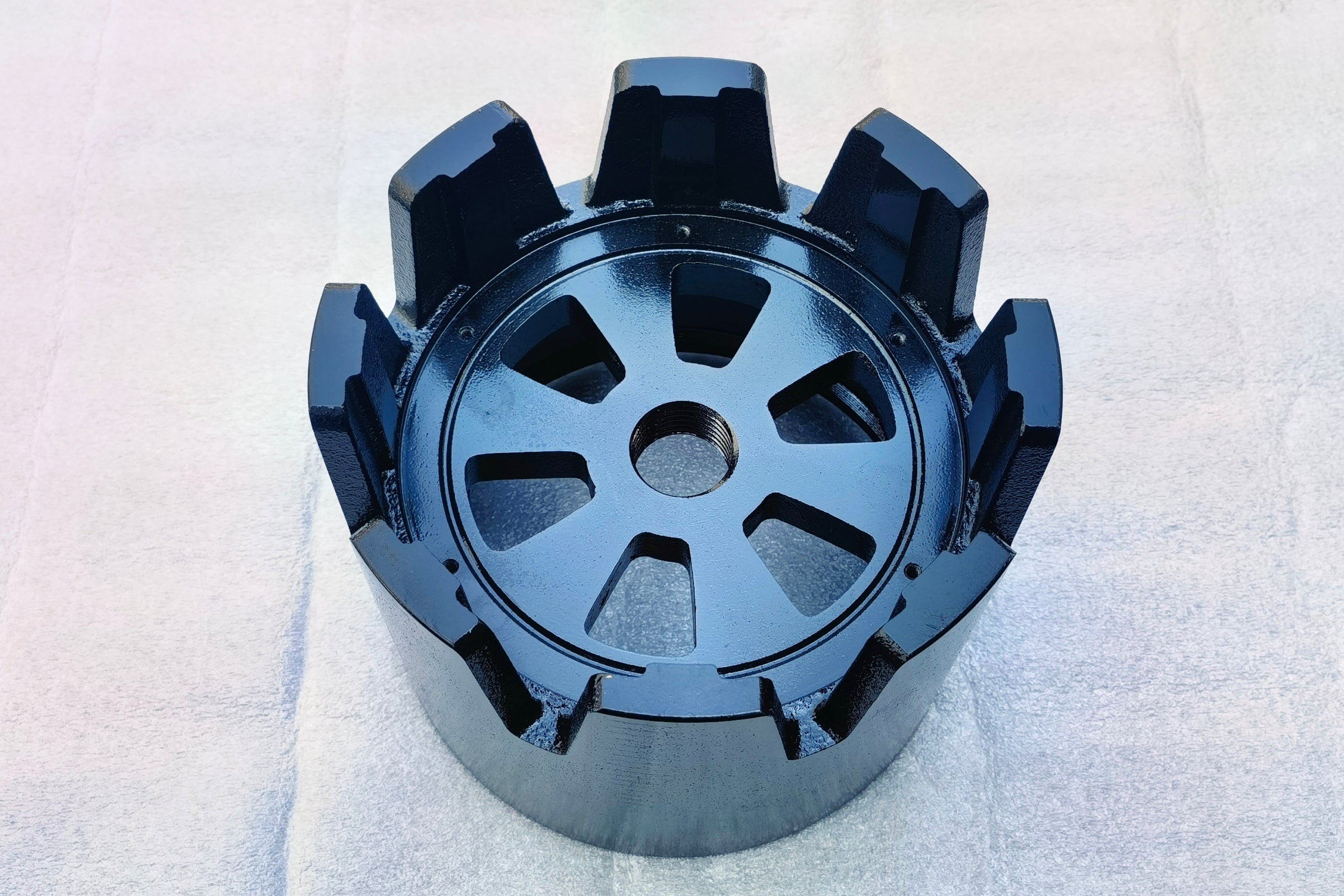 Custom flange cnc machining Cast Iron Foundry Grey Iron Casting Sand Casting deep water pump flange part GG25 GJL200 GJL250 factory
