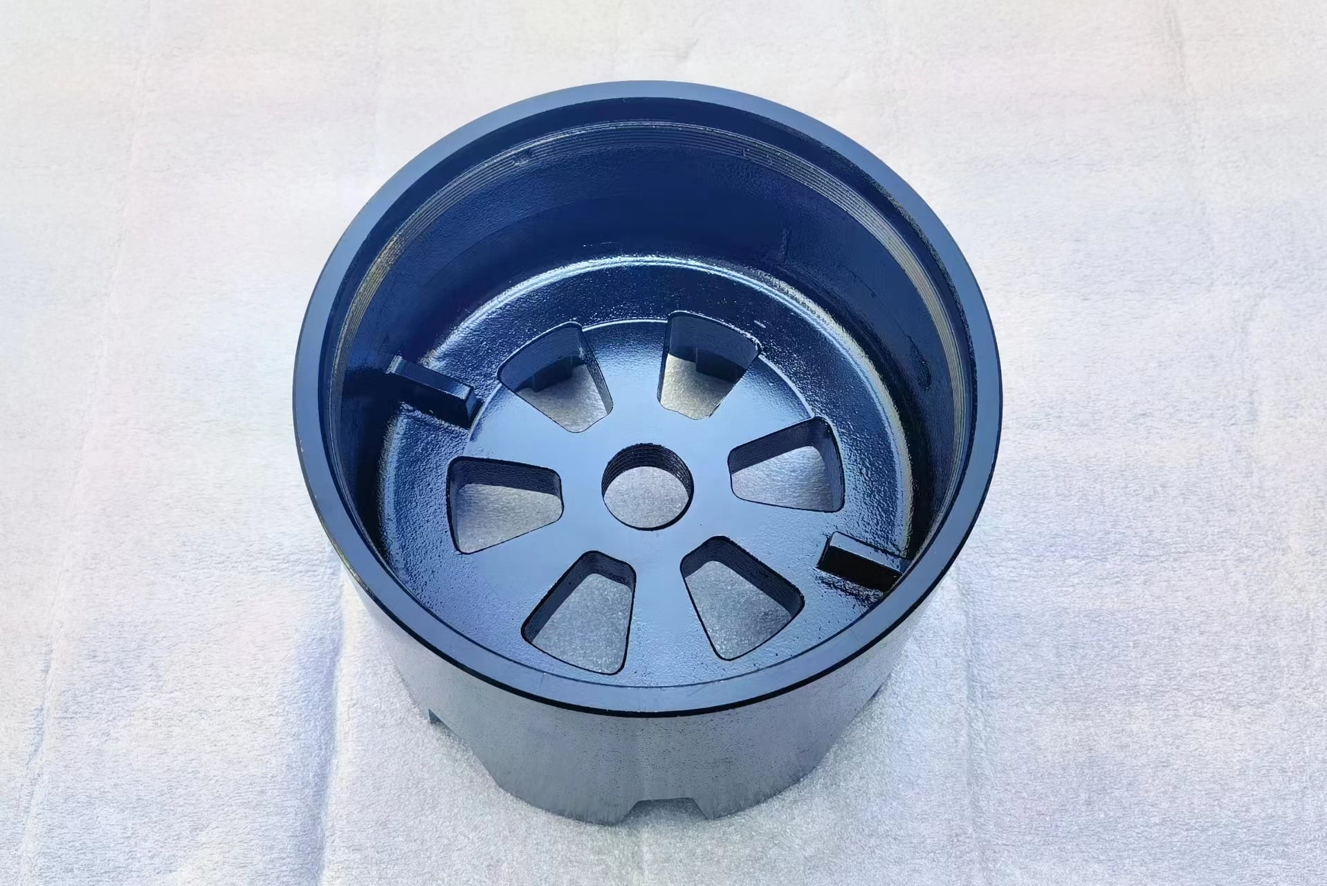 Custom flange cnc machining Cast Iron Foundry Grey Iron Casting Sand Casting deep water pump flange part GG25 GJL200 GJL250 factory
