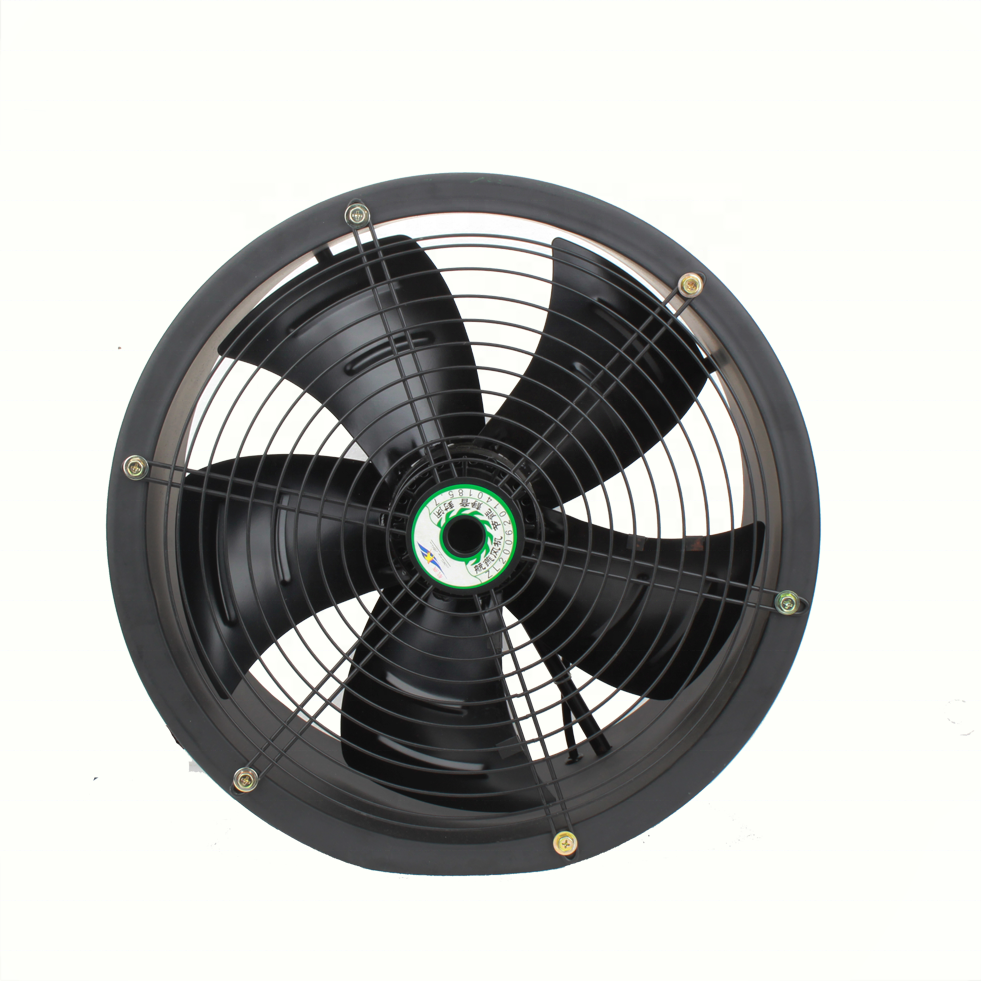 800mm 6 poles Big Tube Fan 380V 21500cmh Industrial Use Axial High Air Flow Fan details
