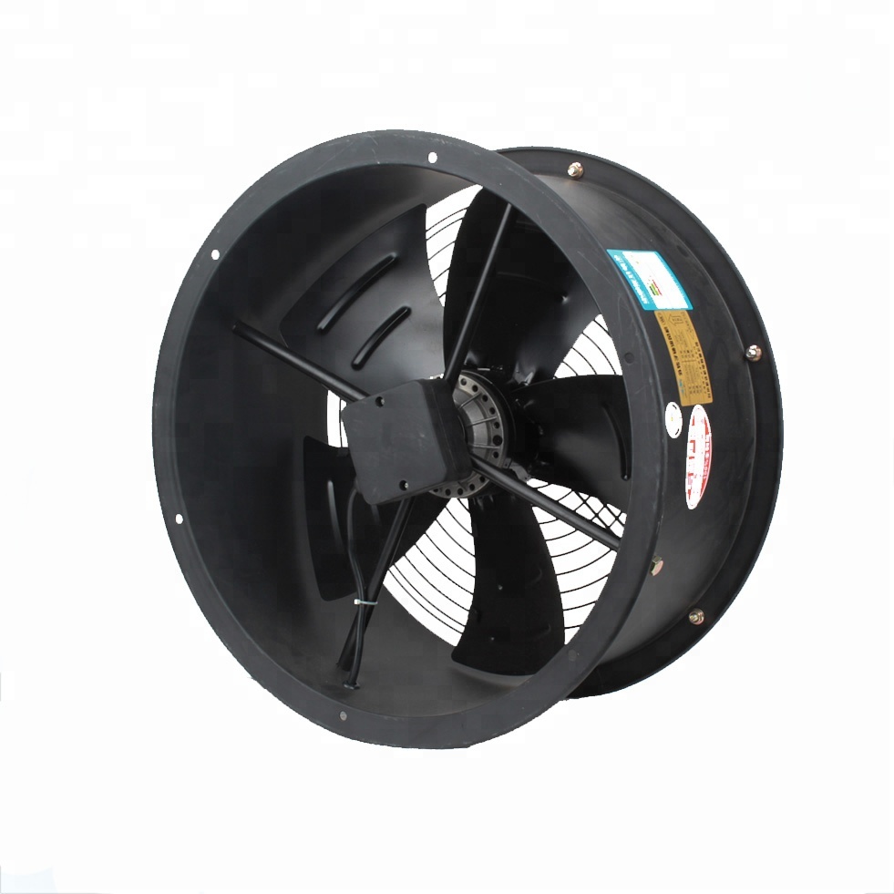 800mm 6 poles Big Tube Fan 380V 21500cmh Industrial Use Axial High Air Flow Fan details