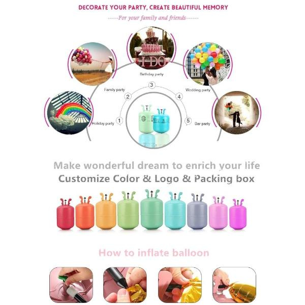 Affordable bulk options for helium tanks and balloons