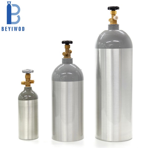 Easy to Transport and Store 20lb CO2 Tank, Ideal for Small Spaces.