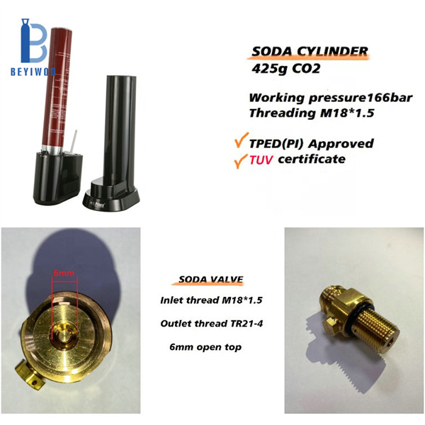 Enhance Your Beverage Selection with Our Top-Notch Soda Maker Cylinder