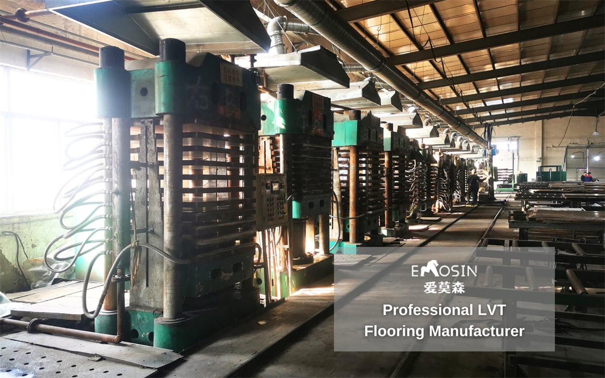 LVP flooring manufacture