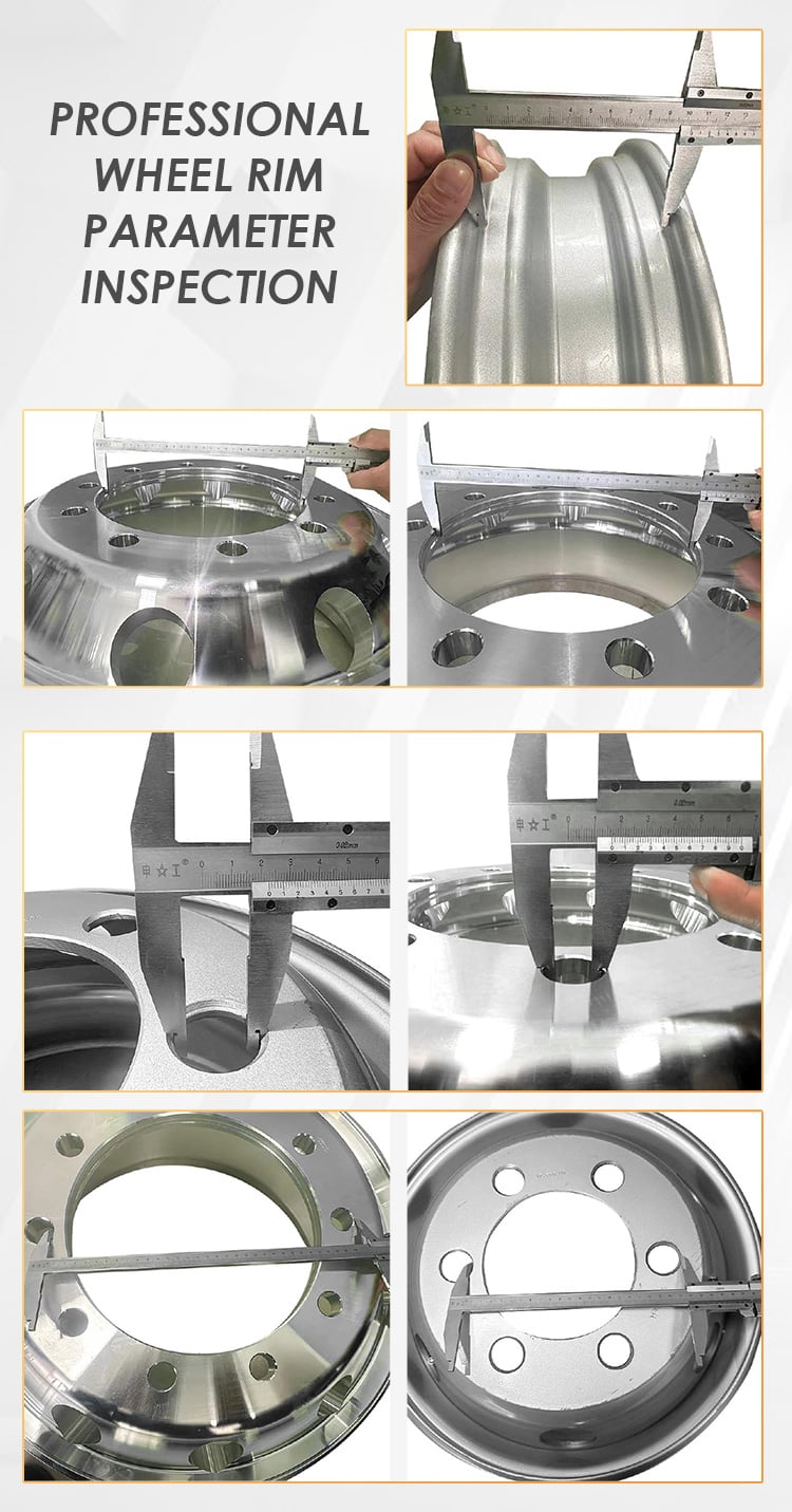 Truck wheels of Aluminum material 22.5 Aluminum wheels manufacture