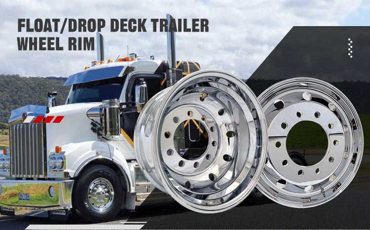 Truck wheels of Aluminum material 22.5 Aluminum wheels factory