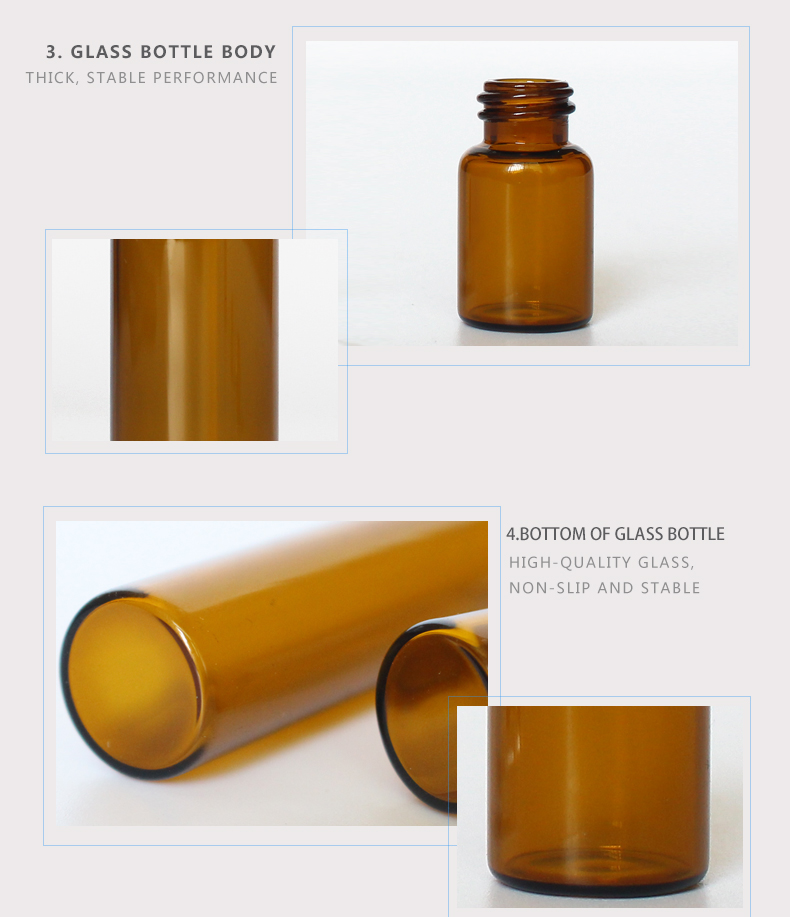 10ml essential oil bottle glass roller bottle Perfume Bottle for Essential Oil details