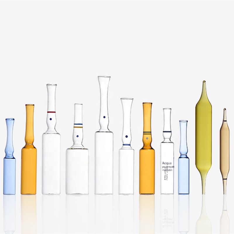 Customized Logo 3m Bottle Serum Glass Ampoule Bottle For Cosmetic Packaging details