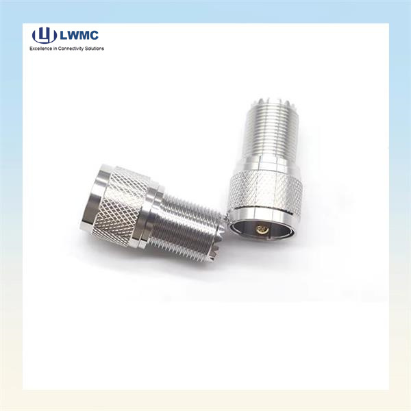 Easily connect sma cables with the sma connector male to female adapter.