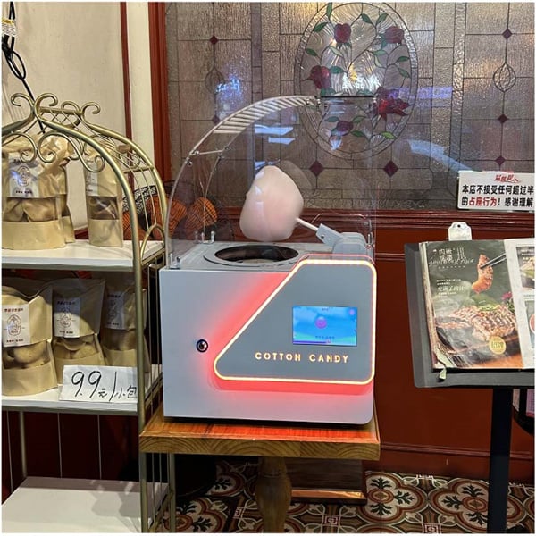 The way to Cotton Candy Machine: