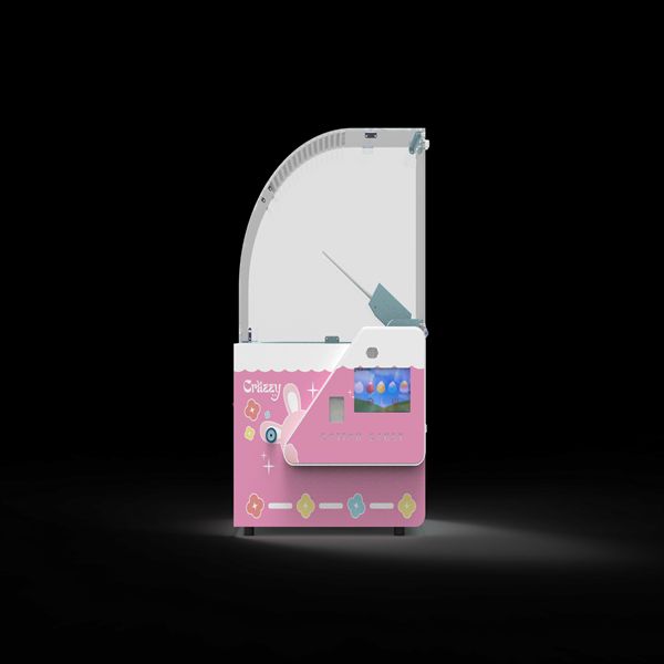 Tasting our Color Candy Cotton Machine