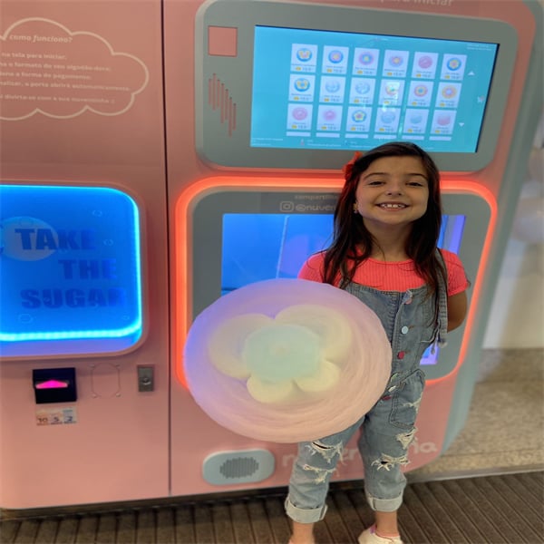 A COTTON CANDY VENDING MACHINE YAY!