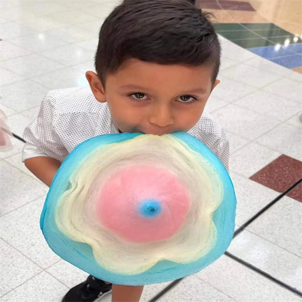 Elevate your cotton candy game with this top-of-the-line commercial machine