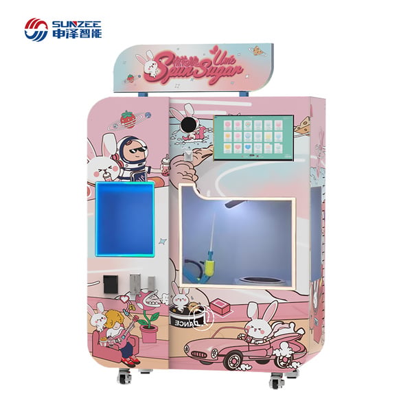 The rise of Fluffy Cotton Candies in vending machines